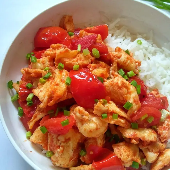 Chinese Tomato Egg Stir Fry (Chinese Vegetarian)