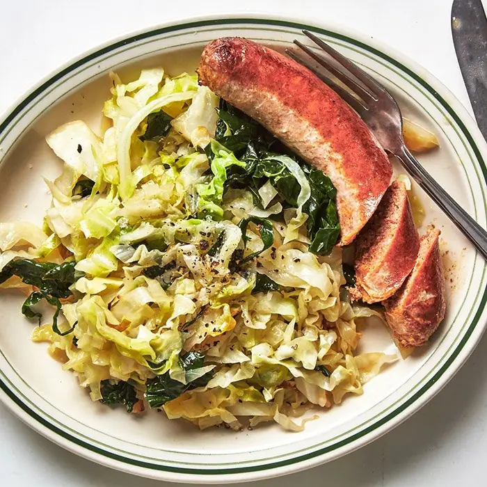 Crispy Sausages and Greens (Irish Pork)