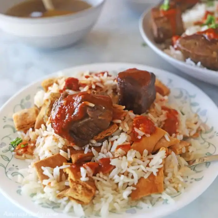 Egyptian Fatteh (Egyptian Beef)